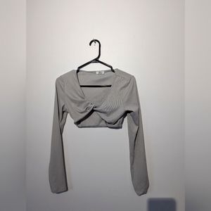 Twisted crop top